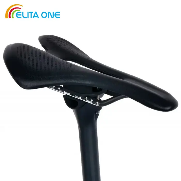 Selle de vélo en fibre de carbone de haute qualité, siège de vélo VTT, coussin de route, 115g, 270x1
