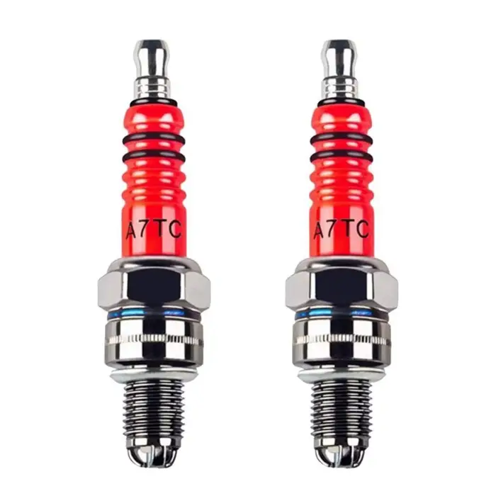 Bougie d'allumage à 3 électrodes de course A7tc pour 50cc 110cc 125cc 150cc Atv Scooter Dirt Bike Go