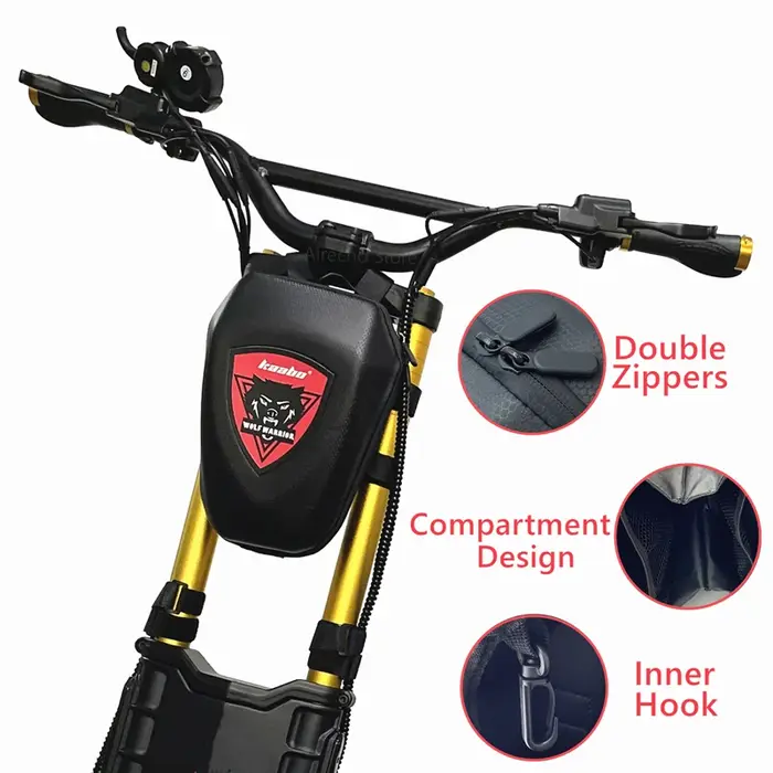 Sac suspendu tête Kaabo Wolf Original 4L pour scooter Warrior King GTR Kickscooter