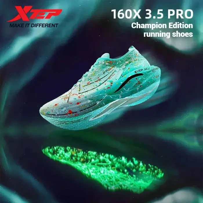 Xtep 160X 3.5 pro chaussures de course professionnel Marathon PB plaque de carbone chaussure de Spor