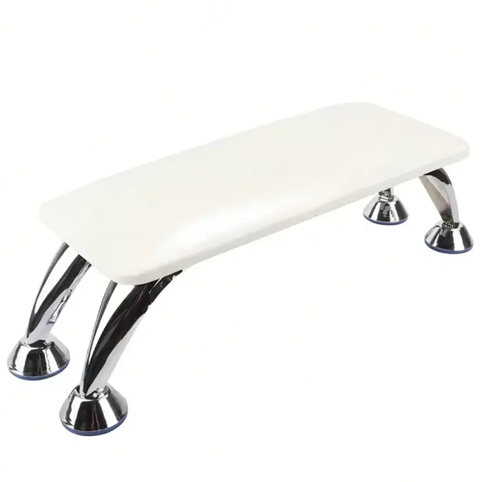 Grand accoudoir professionnel pour ongles, haute qualité, cuir PU, microfibre, lampe à ongles, oreil