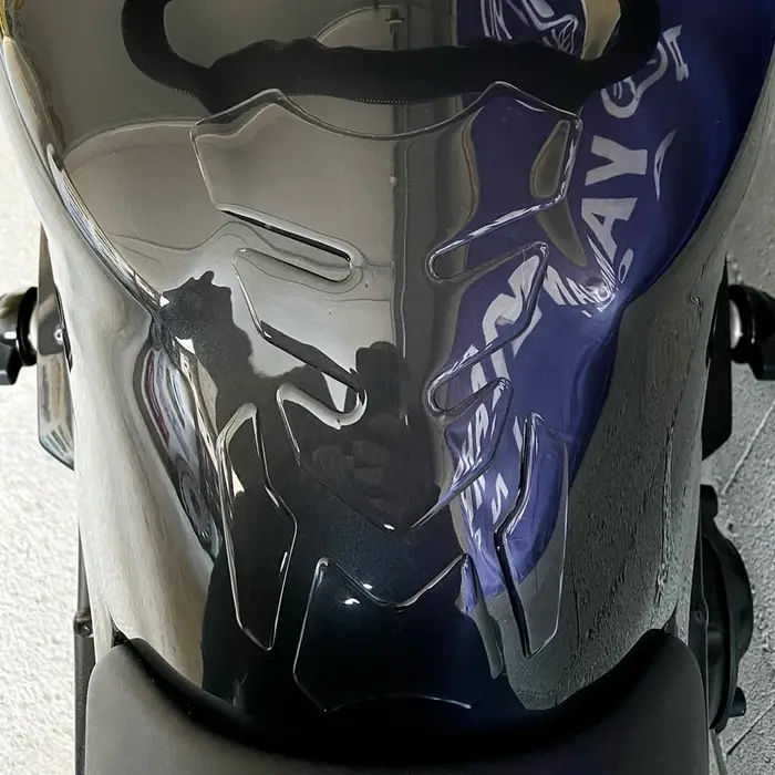 Couvercle de Protection universel transparent en résine 3D pour réservoir de gaz de moto
