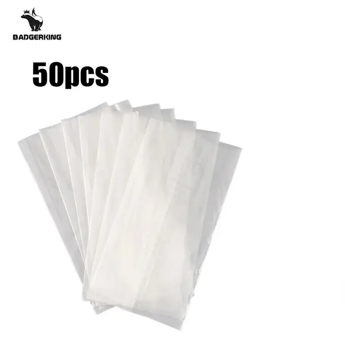 Sacs PVA pour la pêche à la carpe, 50 pièces/lot, sac soluble dans l'eau à dissolution rapide pour l