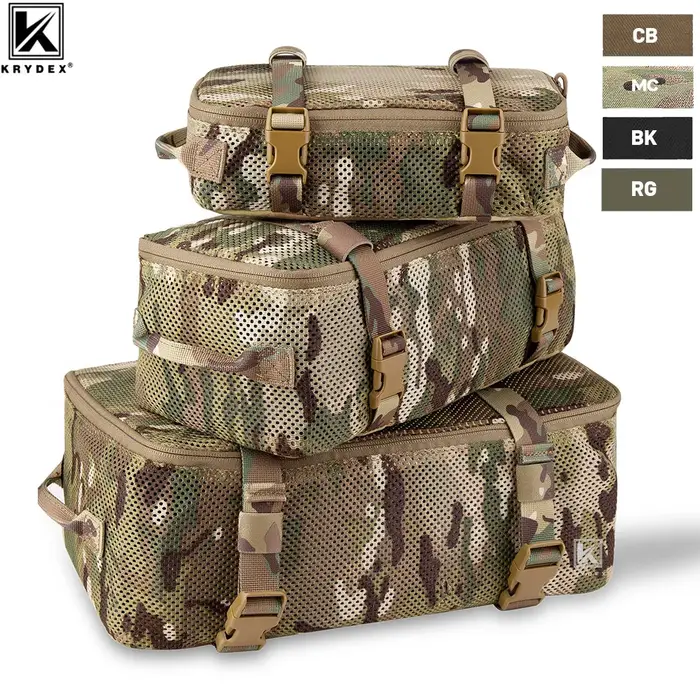 KRYDEX – ensemble de pochettes modulaires tactiques, organisateur de sac à dos d'extérieur, valise d