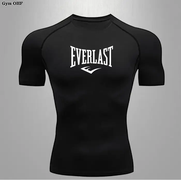 T-shirt ajusté à dissipation thermique pour homme, t-shirt de fitness ultra fin, t-shirt de compress