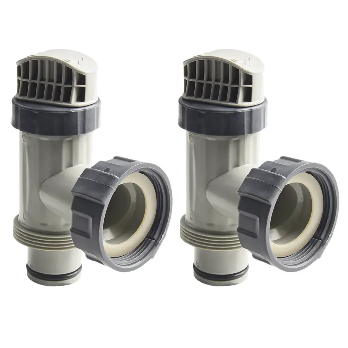 Valve à piston de piscine de remplacement en plastique, 2 pièces, pour Intex 10747 sol, pompe à filt
