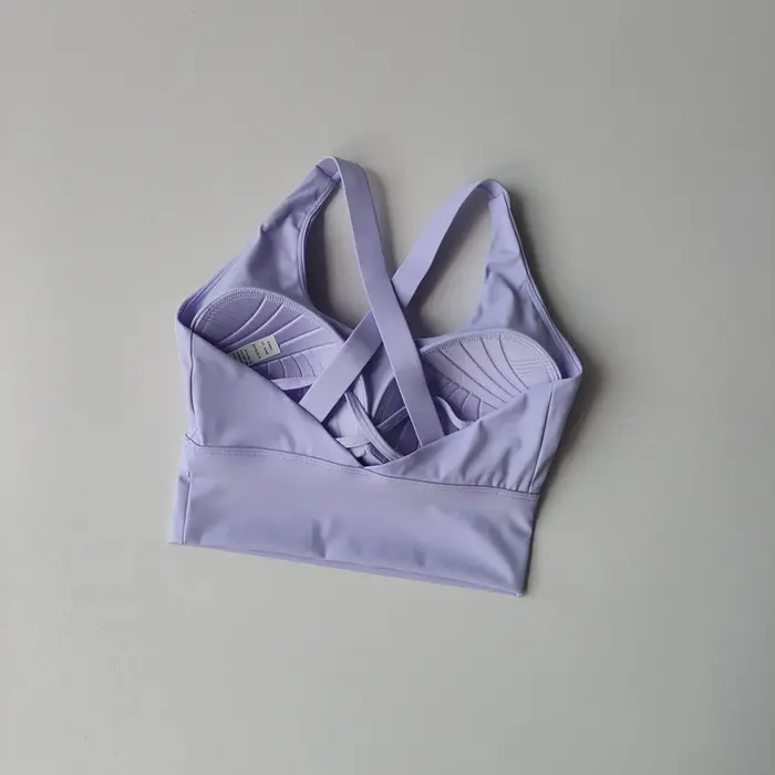 Soutien-gorge de sport à coussin fixe haute résistance pour course yoga fitness push-up confortable maintien personnalisé femmes occasions spéciales