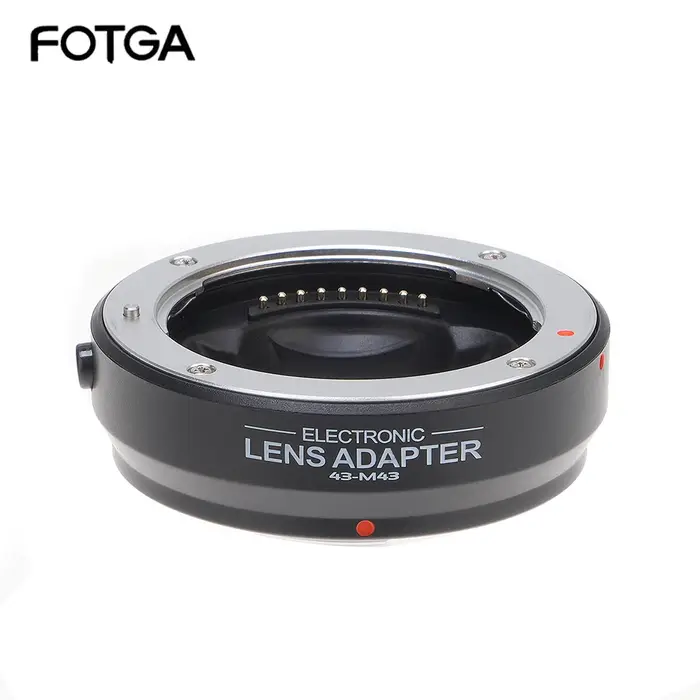 FOTGA Adaptateur pour Tains Quatre Tiers M43 objectif à Olympus Panasonic Micro 4/3 Adaptateur DMW-M