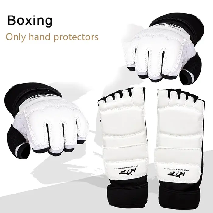 Gants de boxe en cuir adulte et enfant - Protection arts martiaux karaté taekwondo