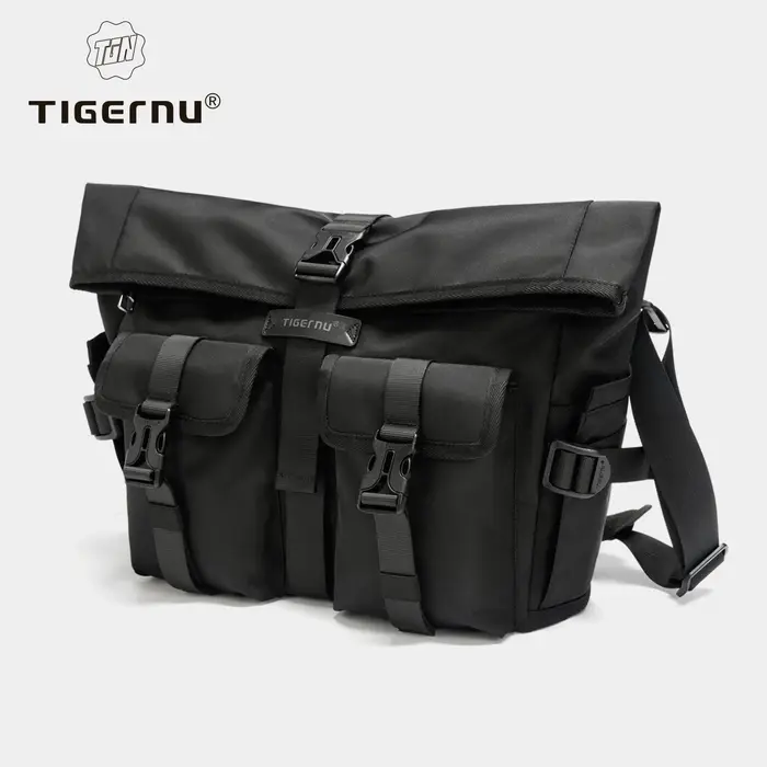 Tigernu mode sacs à bandoulière pour hommes sacs à bandoulière mâle sacs extensibles 13.3 pouces poc