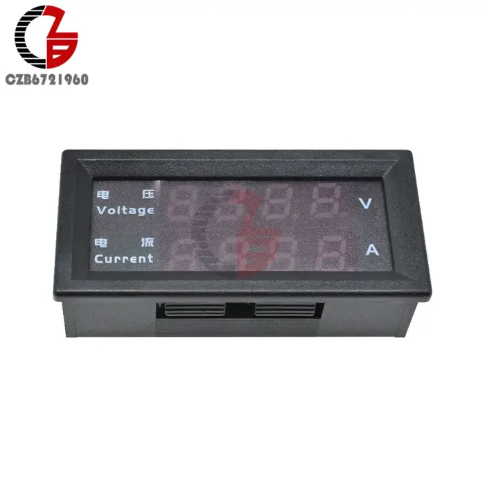 Voktta M4430 DC 100V 200V 10A voltmètre numérique électronique ampèremètre 0.28 ''affichage LED régu
