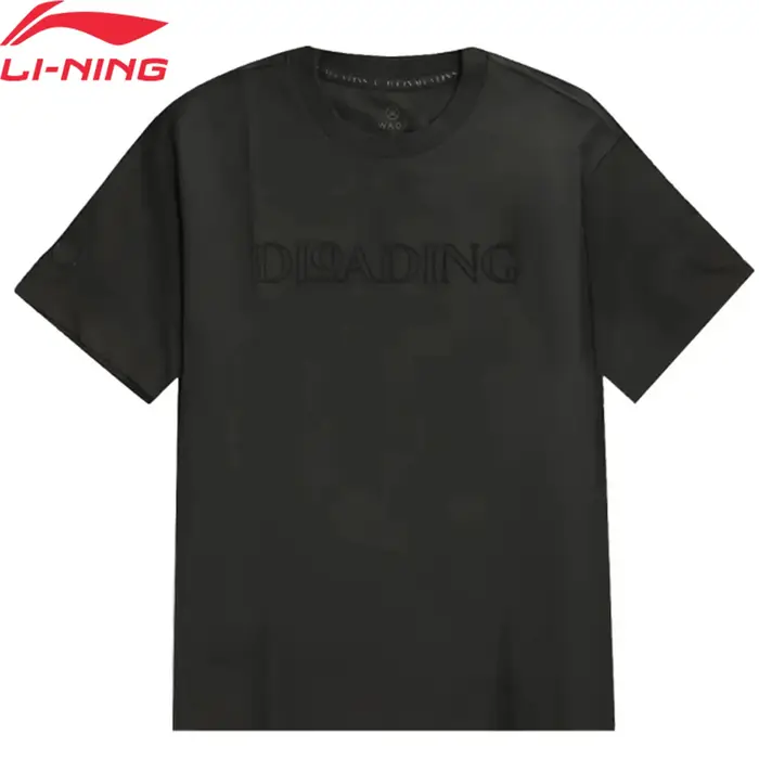 T-shirt Li-ning Wade pour hommes été - Haut respirant confortable col rond manches courtes loisirs AHSV813
