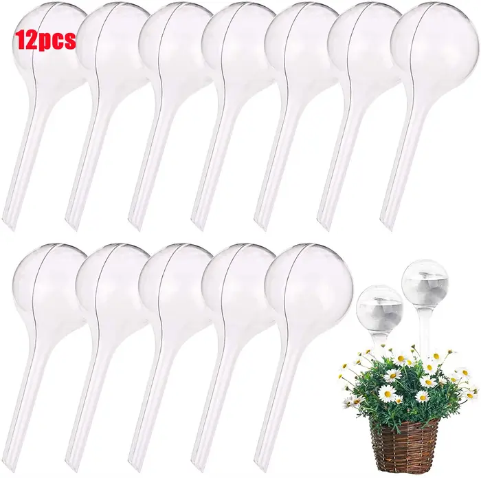 Ampoules d'arrosage automatique pour plantes, 5/12 pièces, Globes d'arrosage automatique, boules en 