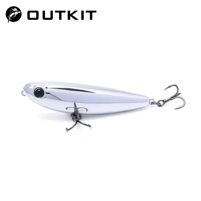 OUTKIT leurre de pêche crayon flottant StickBait leurre 4.5/2.8g Wobblers Topwater manivelle leurres