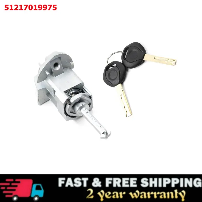 Ensemble de baril de serrure de porte conducteur de magasins, baril d'intervalles, 2 prédire, BMW E4