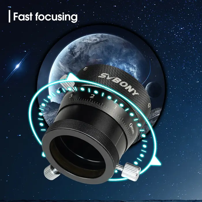 SVBONY-Mise au point à double hélice pour télescope, portée de guidage avec adaptateur SV150, SV161,