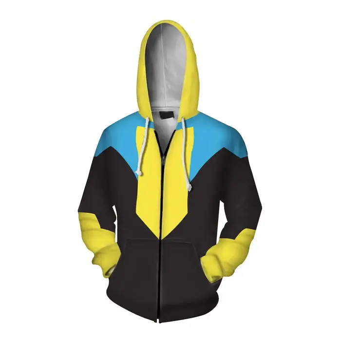 Sweat-shirt à capuche Anime Invincible Mark Grayson pour femmes et hommes, style Harajuku, streetwea