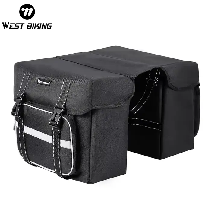 WEST VÉLO Vélo Siège Arrière Sac 25L Grande Capacité En Plein Air Porte Bagages Sacs Vélo VTT Route 
