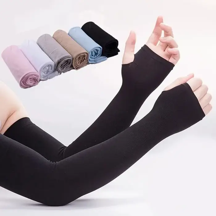 Ice InjSleeve-Manchette de bras de protection solaire, Gants longs, Protection solaire UV, Protectio
