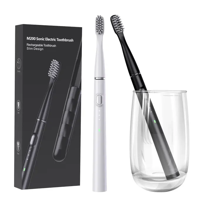 Brosse à dents électrique Ultra fine, sonique intelligente, 3 Modes de fonctionnement, Interface de 