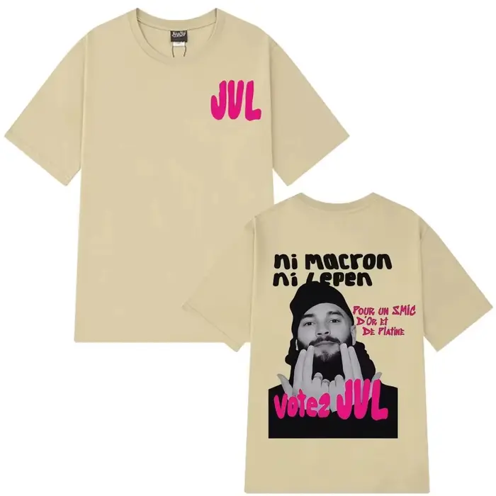 T-shirt Y2K Hip-hop 2026 JUL, rappeur français, T-shirts à imprimé graphique tendance, décontracté, 