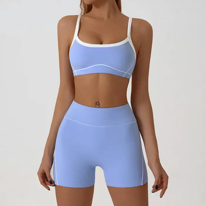 Tenue de sport de yoga pour femme, ensemble deux pièces de fitness pour femme, ensembles de pantalon