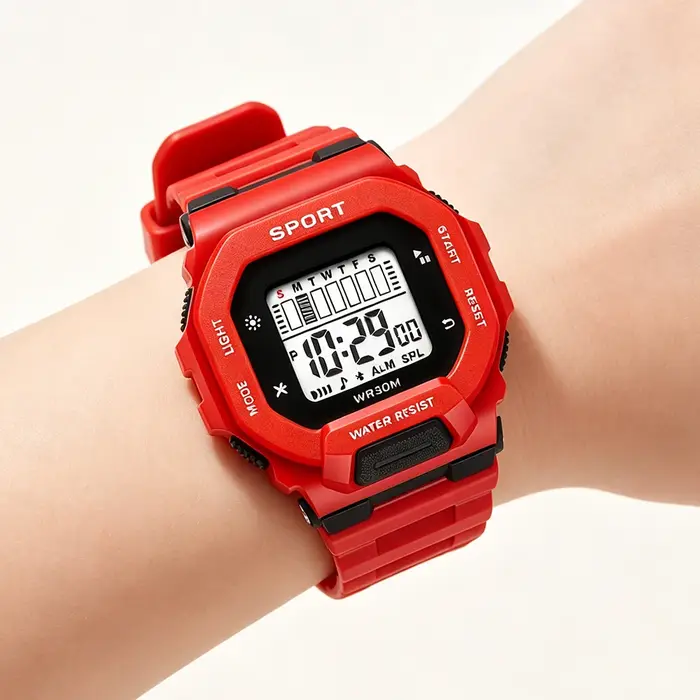 Montres de sport électroniques LED pour enfants et étudiants multifonctionnelles horloges numériques pour femmes et hommes occasions spéciales cadeau