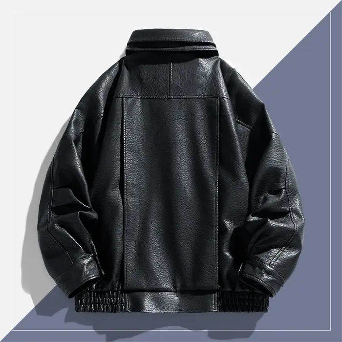 Veste d'extérieur en cuir respirant, coupe-vent, de haute qualité, confortable, multifonctionnelle, 