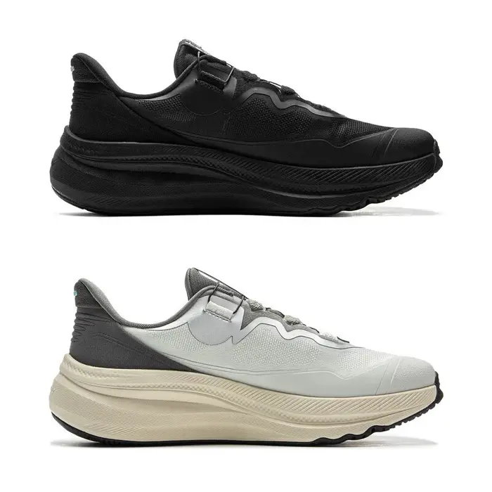 Chaussures de marche Li-Ning SOFT GO MAX 2 unisexes - Talon épais COMFOAM élégantes décontractées