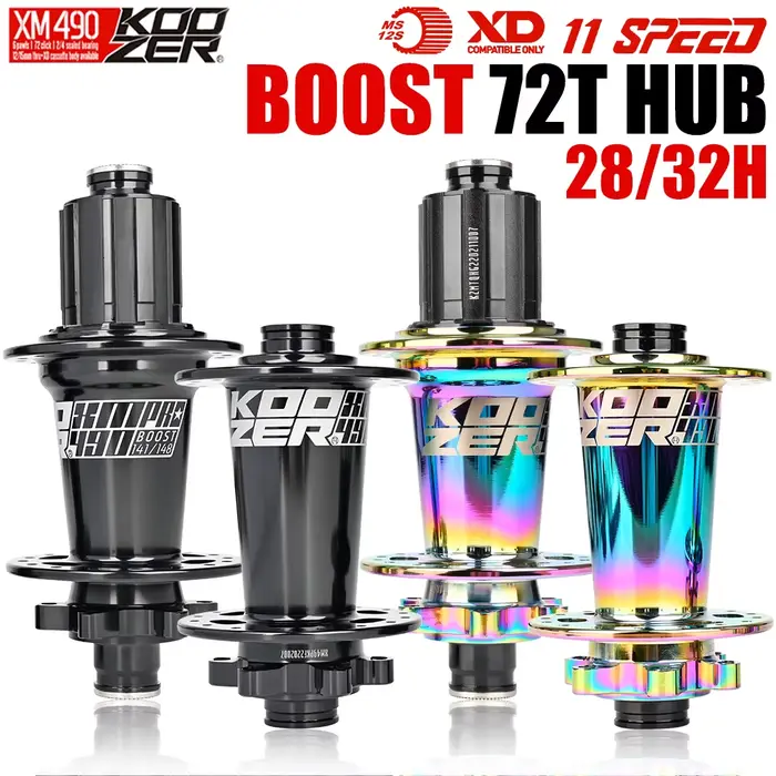 Koozer XM490 PRO Boost 28H 32 trous moyeu de vélo vtt 15x110 12x148MM TA à travers HG XD MS SX GX NX