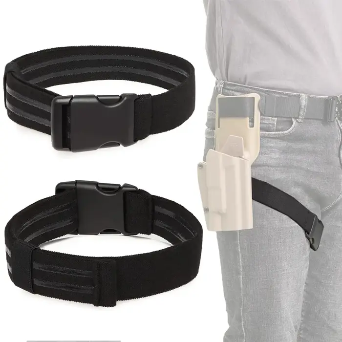 Ensemble de plate-forme de jambe tactique, sangles de cuisse de chasse, ceinture de large basse, étu