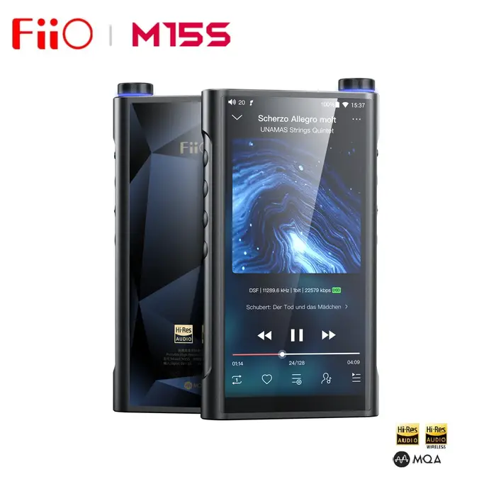 FiiO – lecteur de musique MP3 M15S, android 10, 660 pouces, Audio haute résolution, Snapdragon 5.5, 
