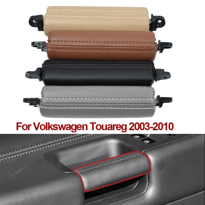 LHD RHD qualité intérieur conducteur porte cuir tirer poignée remplacer pour VW Volkswagen Touareg 2