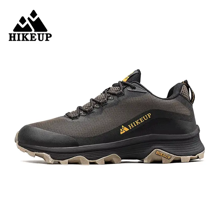 HIKEUP-Chaussures de Course Antidérapantes pour Homme et Femme, Baskets de Randonnée, de Camping, de