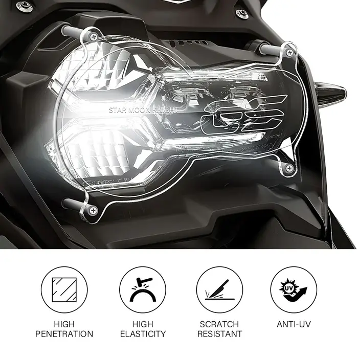 Protecteur de phare de moto en acrylique, couvercle de protection pour BMW R1200GS R1250GS R 1250 GS