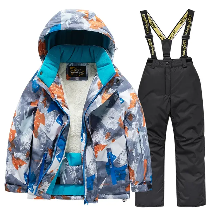 Combinaison de ski pour enfants, pour hommes et femmes, grands, moyens et petits enfants, équipement