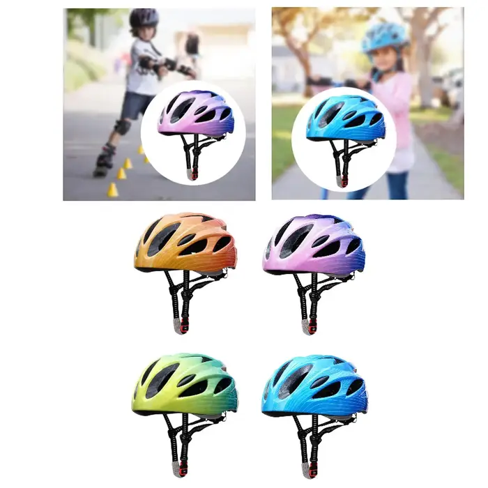 Casque de vélo pour enfants robuste et sécuritaire skateboard patinage à roulettes équitation sports de plein air occasions spéciales