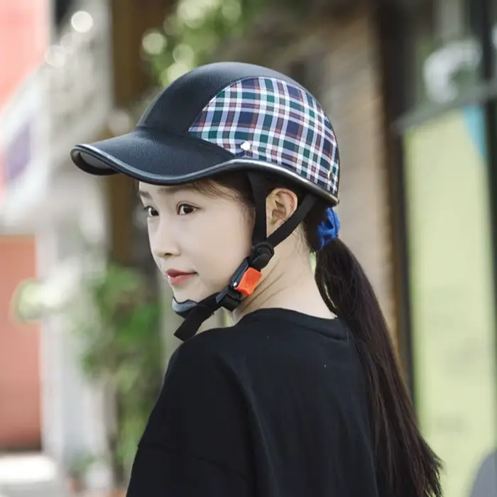 Casque vélo style casquette baseball sécurité demi casque moto réglable homme femme occasion randonnée sortie quotidienne