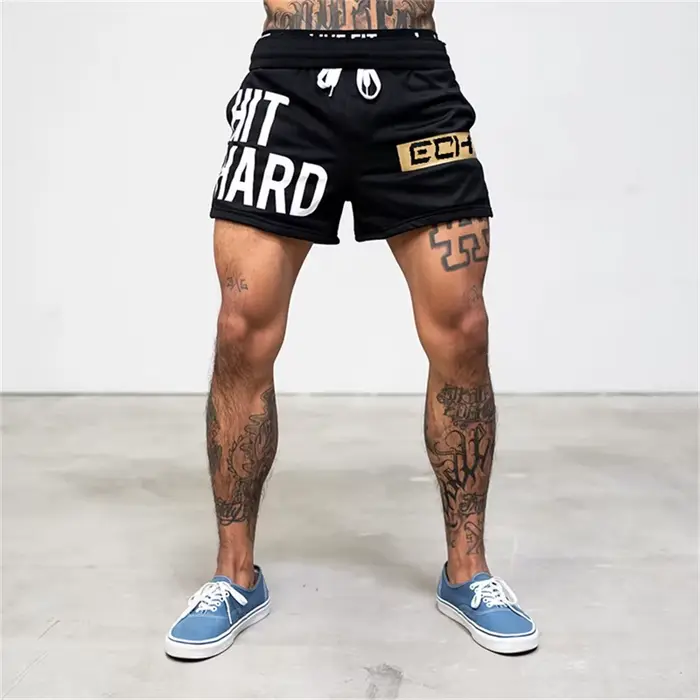 Shorts de sport homme NWE été 2024 - Shorts jogger fitness respirants pour exercice et plage