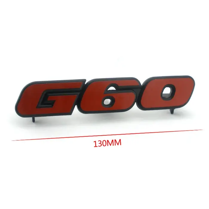 Autocollant rouge Corrado, logo Golf 2 Golf 3 35i, insigne G60, lettrage, emblème moteur, emblème de