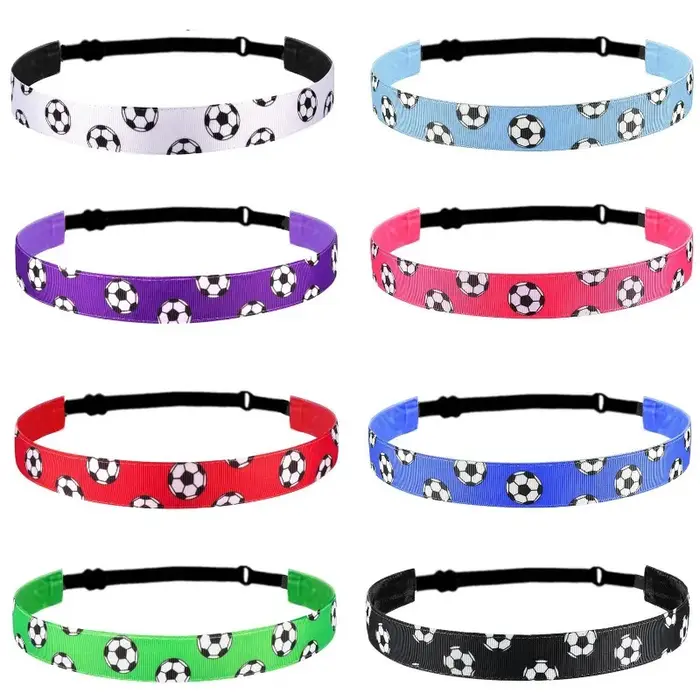 Bandeau élastique anti-dérapant pour football yoga course accessoire mode cheveux sportif