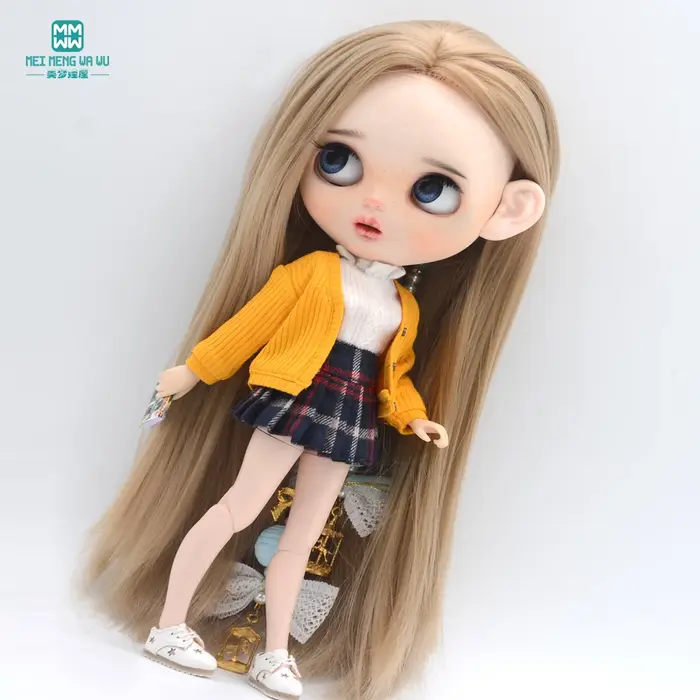 Vêtements pour poupée Blyth Azone OB22 OB24, accessoires de poupée, veste à la mode, cardigan, mini 
