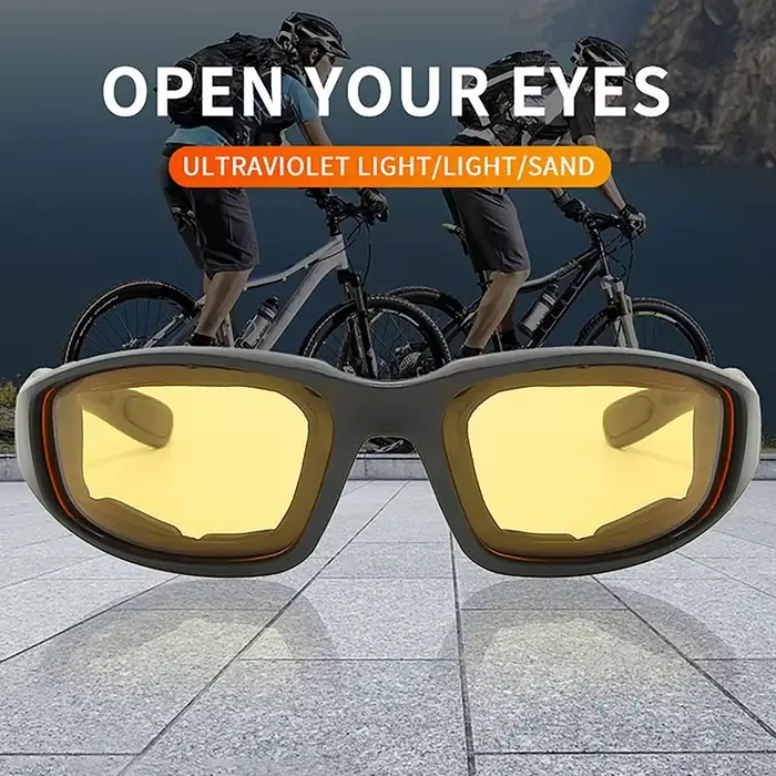 Lunettes de cyclisme en plein air, protection des yeux, lunettes de ski, lunettes de soleil tactique