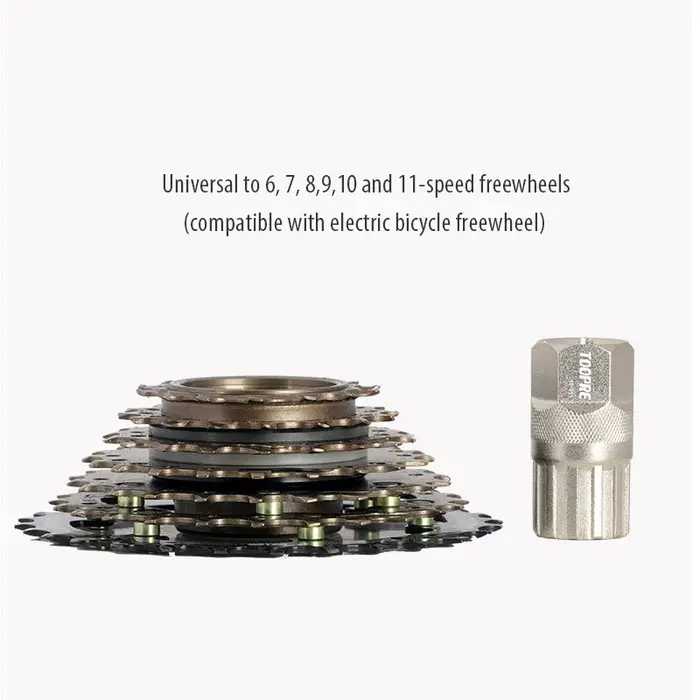 TOOPRE – dissolvant de roue libre de vélo, outil de retrait de Cassette de volant d'inertie, dissolv