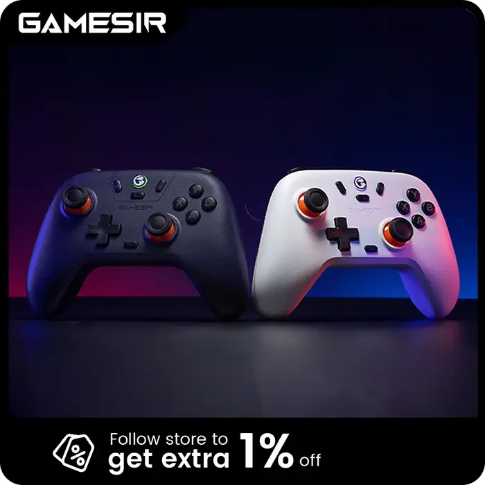 Manette de jeu sans fil GameSir Nova Lite, contrôleur de jeu avec Bluetooth, dongle, filaire pour Sw