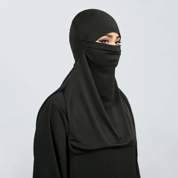 Nouveau plaine musulman ethnique écharpe femmes Hijab islamique musulman Hijab instantané Turban ara