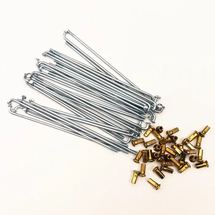 36/lot 8G 9K rayon de vélo diamètre 3.2/3.5/4.0mm * 125-235mm rayon de moto tout-terrain rayon de vé