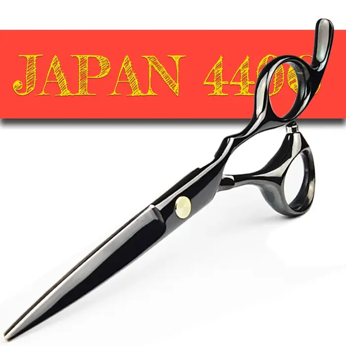 Ciseaux professionnels de barbier Qlating en titane japonais 440C, pour coiffeur 5.5 / 6.0, ciseaux 