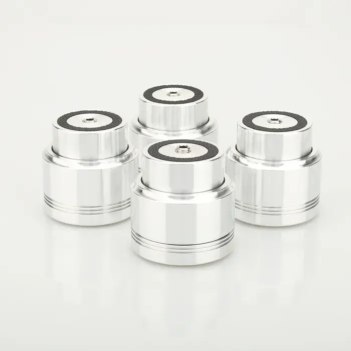 Haut-parleur flottant Maglev en alliage d'aluminium, support d'amplificateur, pointes de disques, le
