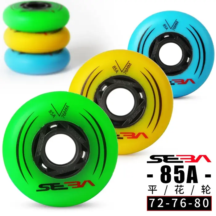 Roues de patins à roulettes en ligne SEBA Slalom 85A originales pour enfants 62mm 64mm 68mm 70mm adu